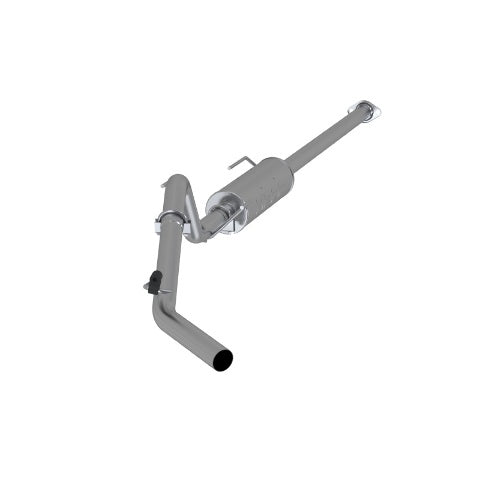 Fits 2005-2013 Toyota Tacoma 2 1/2in. Cat Back; Single Exit; AL - S5326P