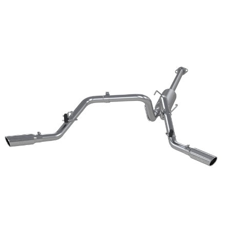 Fits 2005-2013 Toyota Tacoma 2 1/2in. Cat Back; Dual Split Side; T409 - S5328409