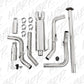 Fits 2005-2013 Toyota Tacoma 2 1/2in. Cat Back; Dual Split Side; T409 - S5328409