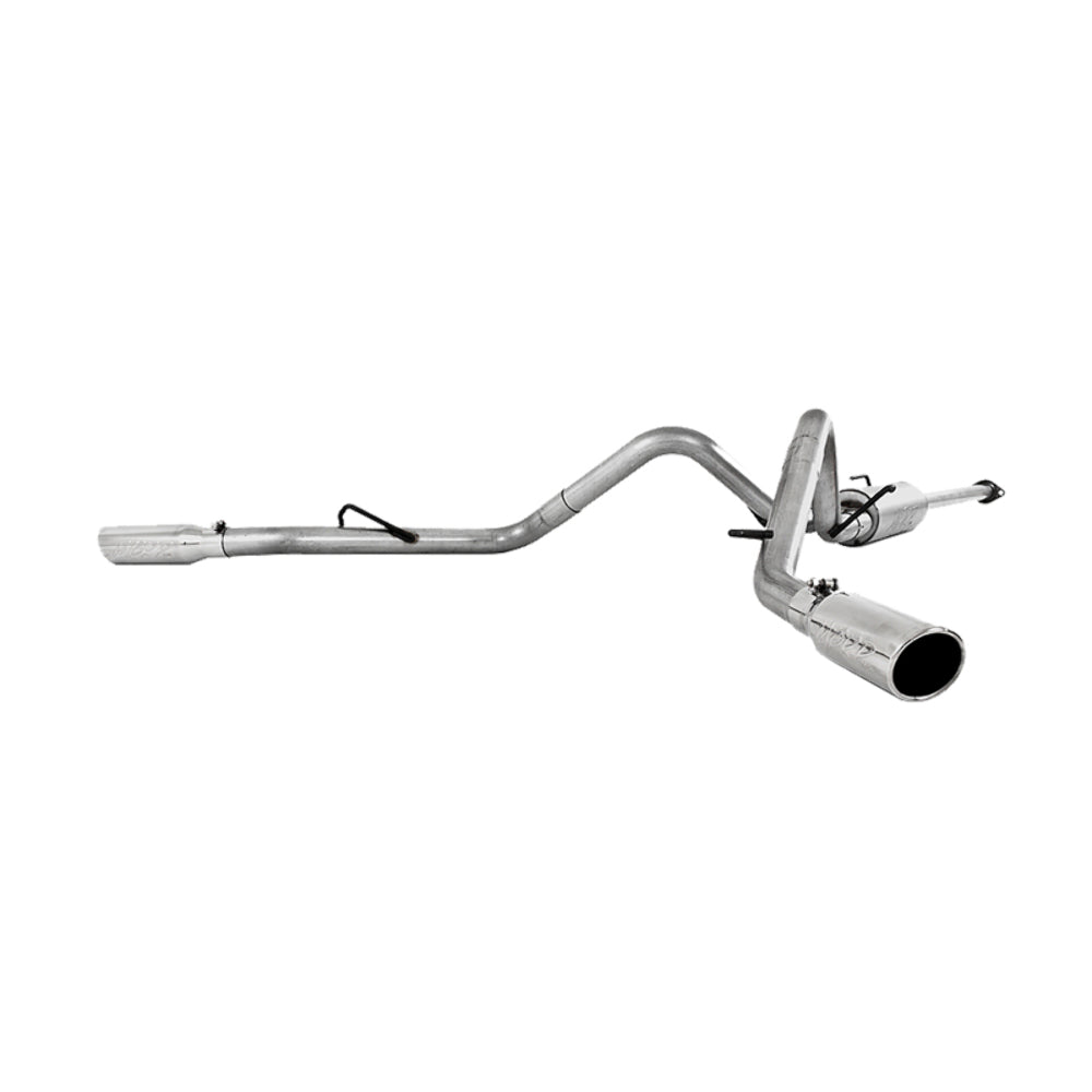 Fits 2005-2013 Toyota Tacoma 2 1/2in. Cat Back; Dual Split Side; AL - S5328AL - Cat Back Exhaust Car Part People