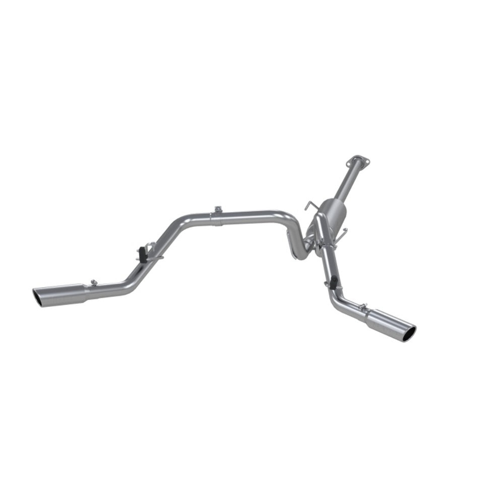 Fits 2005-2013 Toyota Tacoma 2 1/2in. Cat Back; Dual Split Side; AL - S5328AL - Cat Back Exhaust Car Part People