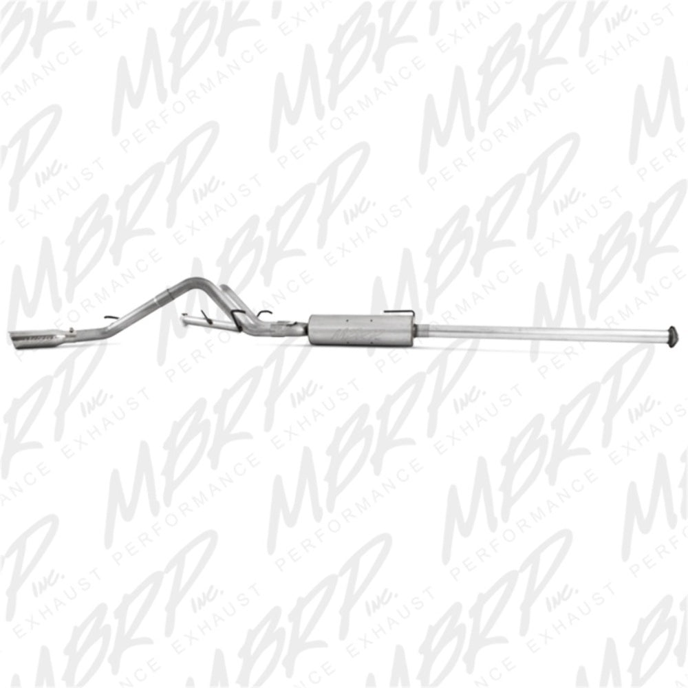 Fits 2005-2013 Toyota Tacoma 2 1/2in. Cat Back; Dual Split Side; AL - S5328AL - Cat Back Exhaust Car Part People