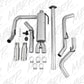 Fits 2005-2013 Toyota Tacoma 2 1/2in. Cat Back; Dual Split Side; AL - S5328AL - Cat Back Exhaust Car Part People