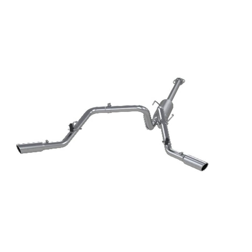 Fits 2005-2013 Toyota Tacoma 2 1/2in. Cat Back; Dual Split Side; AL - S5328AL - Cat Back Exhaust Car Part People