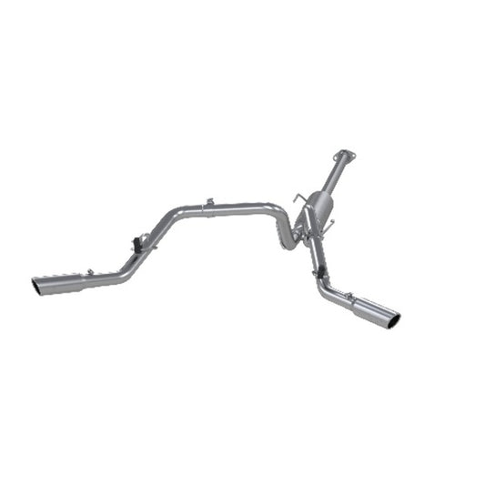 Fits 2005-2013 Toyota Tacoma 2 1/2in. Cat Back; Dual Split Side; AL - S5328AL - Cat Back Exhaust Car Part People