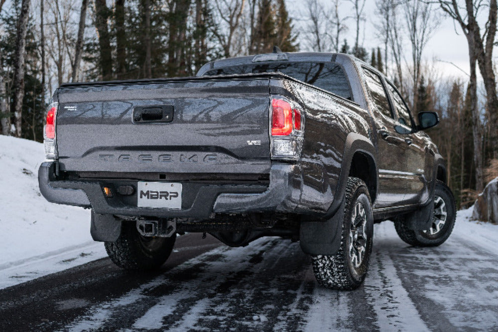 Fits 2016-2023 Toyota Tacoma 3"; Cat Back; Turn Down; T409 - S5339409