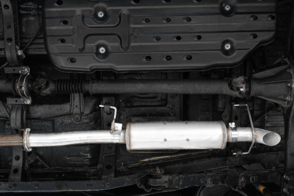 Fits 2016-2023 Toyota Tacoma 3"; Cat Back; Turn Down; T409 - S5339409