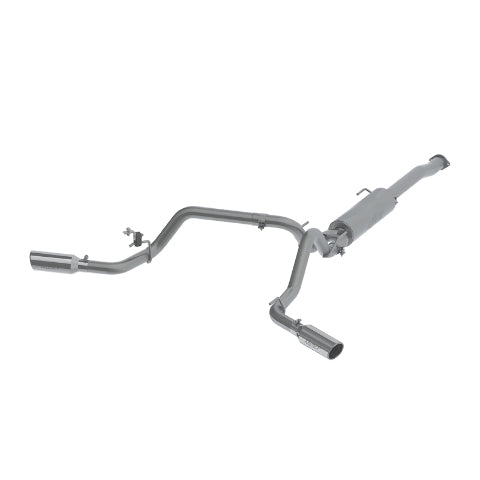 Fits 2016-2023 Toyota Tacoma 3"; Cat Back; Dual Split Side; T409 - S5340409