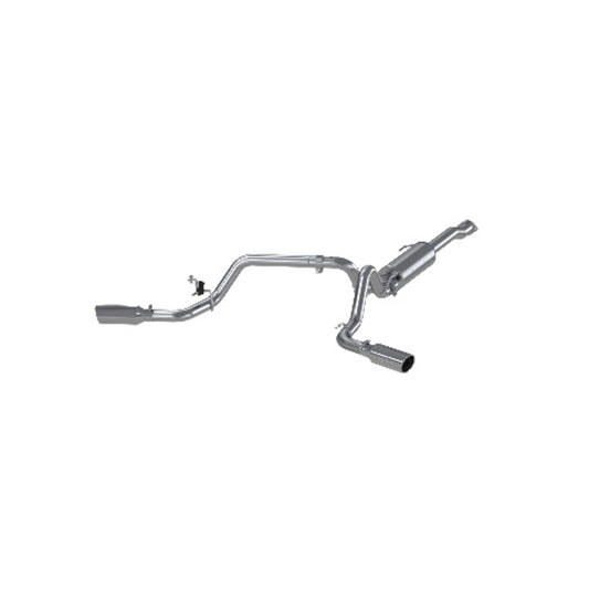 Fits 2016-2023 Toyota Tacoma 3"; Cat Back; Dual Split Side; AL - S5340AL - Cat Back Exhaust Car Part People