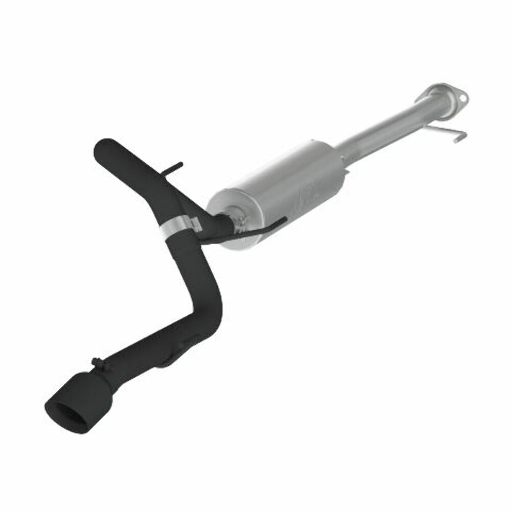 Fits 2010-2022 Toyota 4Runner 2.5"; Cat Back; Single Side Exit; Black - S5342BLK