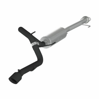 Fits 2010-2022 Toyota 4Runner 2.5"; Cat Back; Single Side Exit; Black - S5342BLK