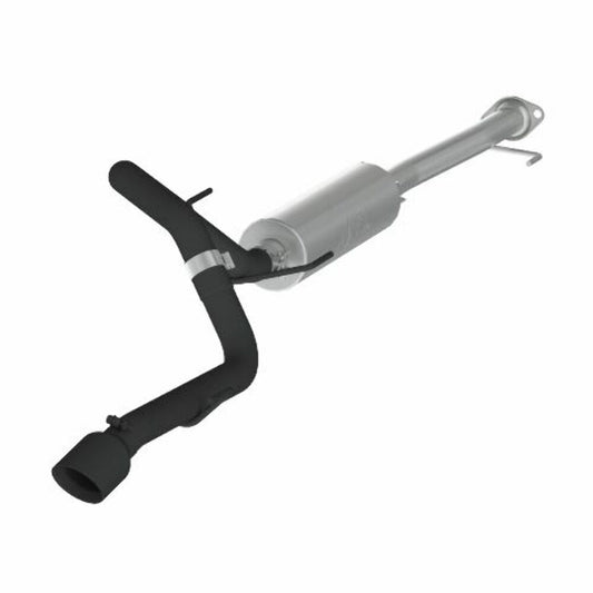 Fits 2010-2022 Toyota 4Runner 2.5"; Cat Back; Single Side Exit; Black - S5342BLK