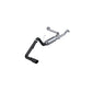 Fits 2022-23 Nissan Frontier 2.5" Cat Back, 3" Single Side , BLK-S5407BLK