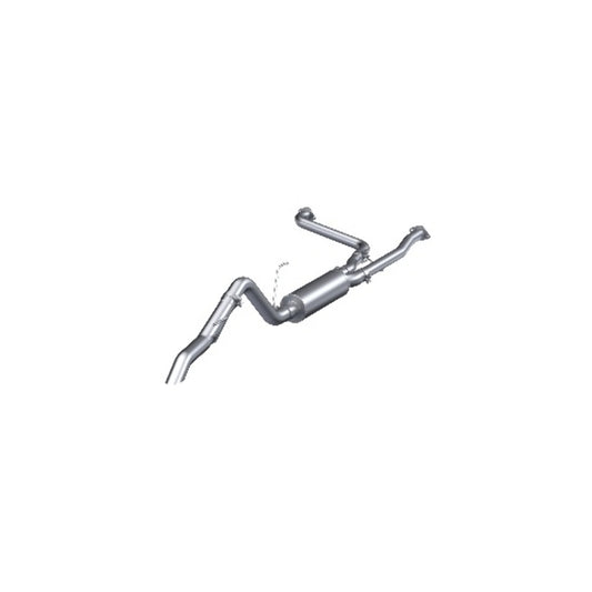 Fits 22-24 Nissan Frontier 2.5" Cat Back 3" Single High-Clearance Rear -S5409304 - Cat Back Exhaust Car Part People