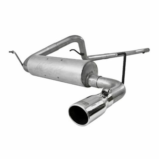 Fits 2007-2011 Jeep Wrangler 2 1/2in. Cat Back; Single Side; AL - S5502AL