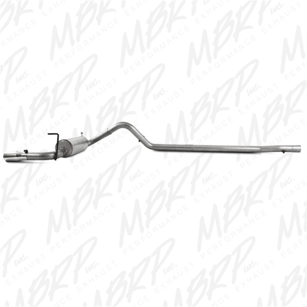 Fits 2007-2011 Jeep Wrangler 2 1/2in. Cat Back; Single Side; AL - S5502AL - Cat Back Exhaust Car Part People