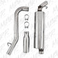 Fits 1997-1999 Jeep TJ 2 1/2in. Cat Back; Single Side; T409 - S5512409