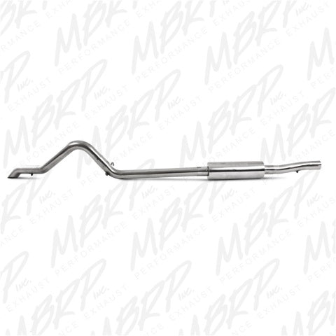 Fits 2007-11 Wrangler 2 1/2" Tail Pipe Muffler before Axle T409-S5514409