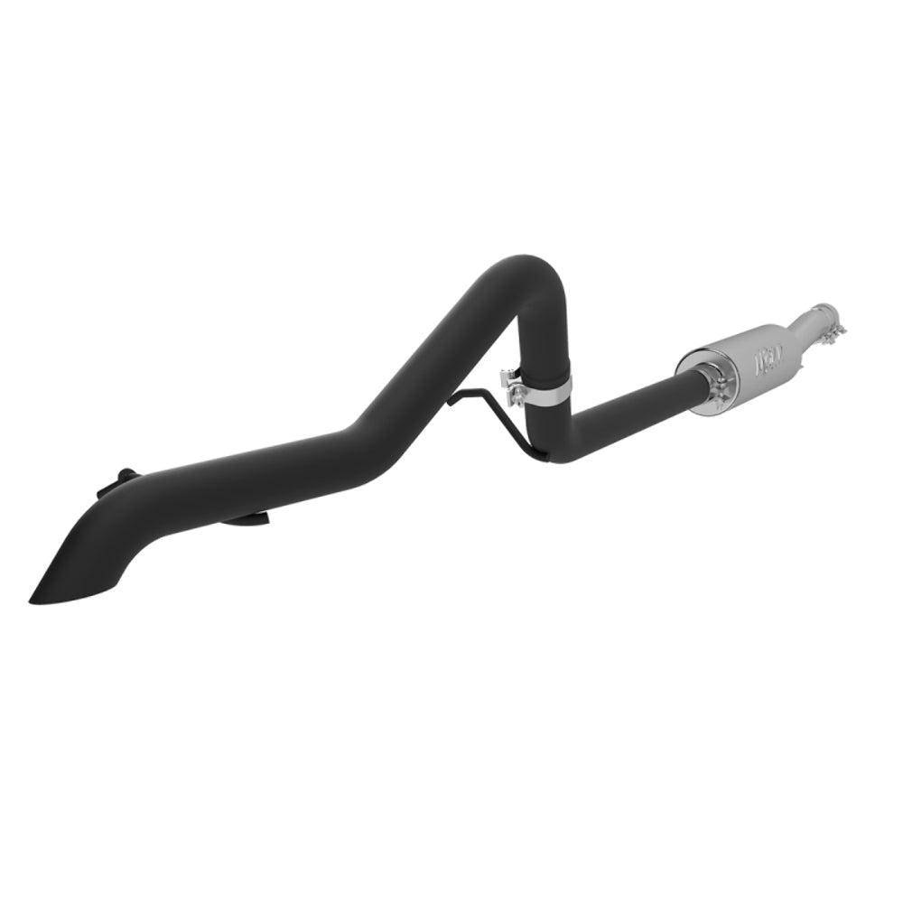 Fits 2007-2011 Jeep Wrangler 2 1/2" Tail Pipe Muffler before Axle-Black-S5514BLK - Cat Back Exhaust Car Part People