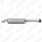 Fits 03 Jeep Wrangler 2 1/2" CatBack; Single; Off-Road; Turn Down; T409-S5522409