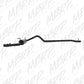 Fits 2012 Jeep Wrangler 2 1/2" Cat Back; Single Rear Exit; Black Coated-S5526BLK