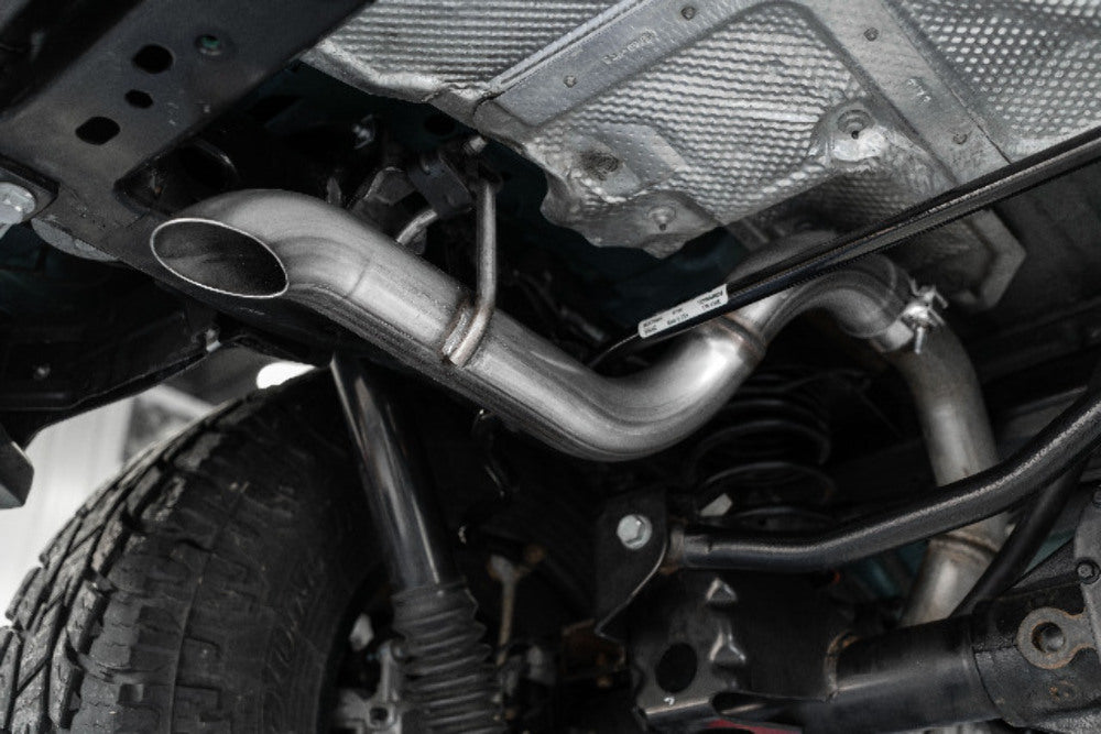 Fits 2018-2024 Jeep Wrangler 2.5" Axle Back Single Rear Exit Exhaust-S5527409 - Axle Back Exhaust Car Part People