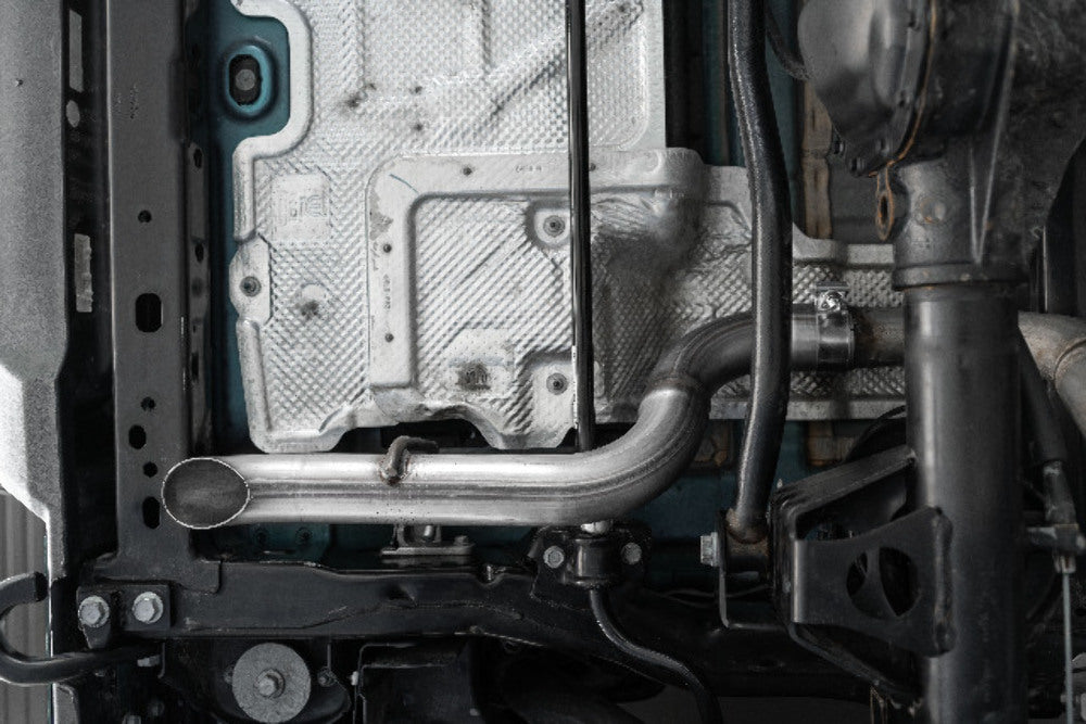 Fits 2018-2024 Jeep Wrangler 2.5" Axle Back Single Rear Exit Exhaust-S5527409