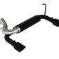Fits 2013-2017 Jeep Wrangler 2 1/2in. Axle Back; Dual Rear Exit; BLK - S5528BLK - Axle Back Exhaust Car Part People
