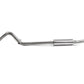 Fits 2012 Jeep Wrangler 2 1/2" Cat Back Tail Pipe Muffler before Axle-S5530409