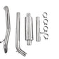 Fits 2012 Jeep Wrangler 2 1/2" Cat Back Tail Pipe Muffler before Axle-S5530409 - Cat Back Exhaust Car Part People