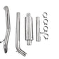 Fits 2012 Jeep Wrangler 2 1/2" Cat Back Tail Pipe Muffler before Axle-S5530409