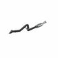 Fits 13-17 Wrangler 2 1/2" Cat Back Tail Pipe Muffler before Axle-Black-S5530BLK