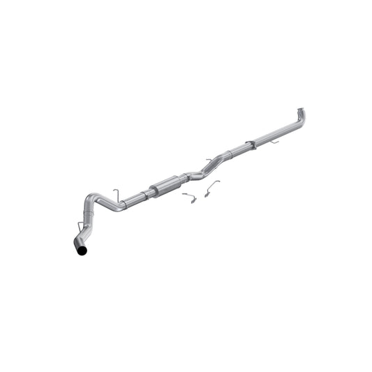 Fits 2001-04 Chevrolet Silverado 2500 HD 4in. Downpipe-Back; Single Side-S6005P - Downpipe Back Exhaust Car Part People