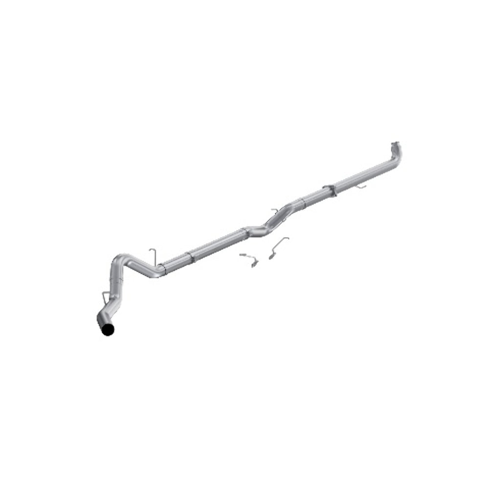 Fits 2001-2004 Chevrolet Silverado 2500 HD 4" Downpipe-Back Single Side-S6005SLM - Downpipe Back Exhaust Car Part People