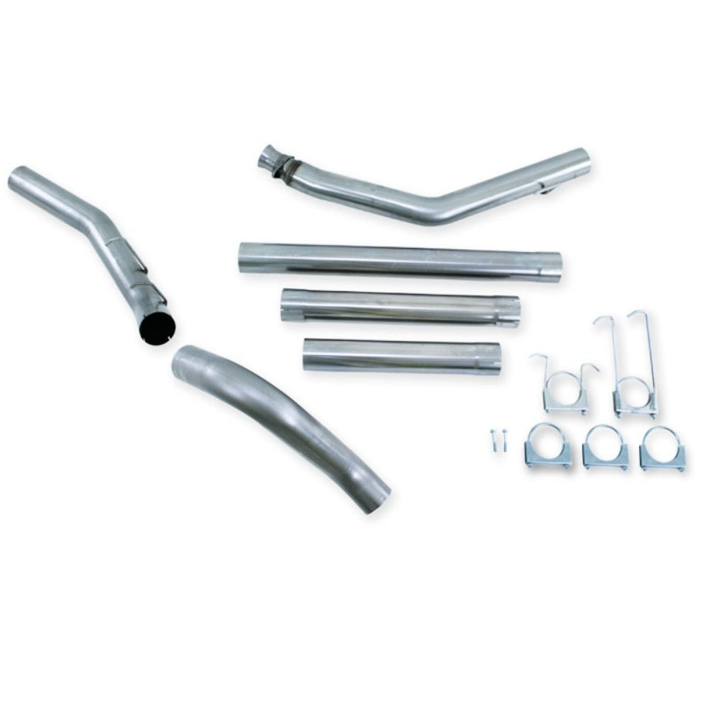 Fits 1998-2002 Dodge Ram 2500 4in. Exhaust System; Single-No Muffler-S6100SLM - Turbo Back Exhaust Car Part People