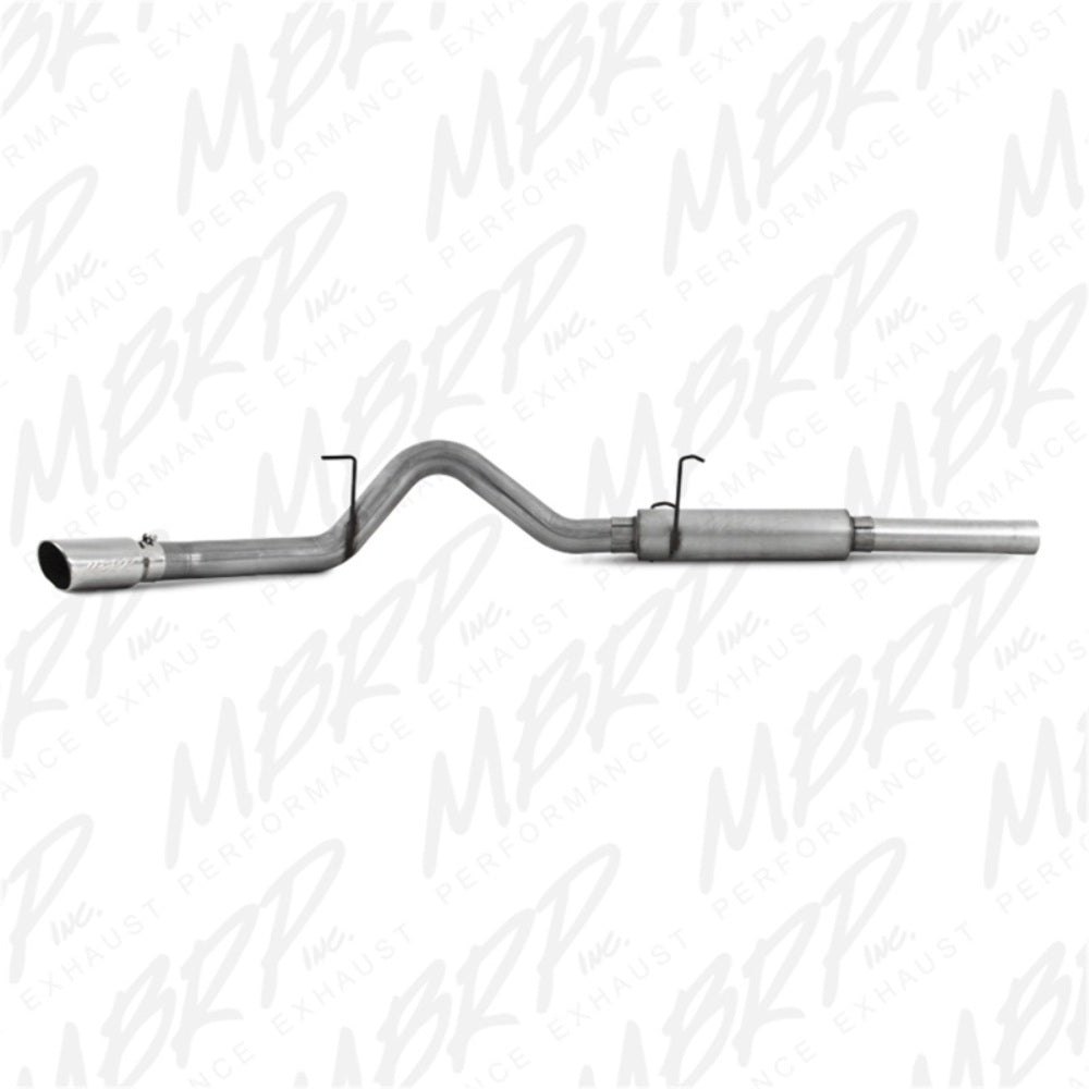 Fits 2005-2007 Dodge Ram 2500 4in. Cat Back; Single Side Exit; AL - S6108AL - Cat Back Exhaust Car Part People