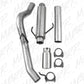 Fits 2005-2007 Dodge Ram 2500 4in. Cat Back; Single Side Exit; AL - S6108AL - Cat Back Exhaust Car Part People