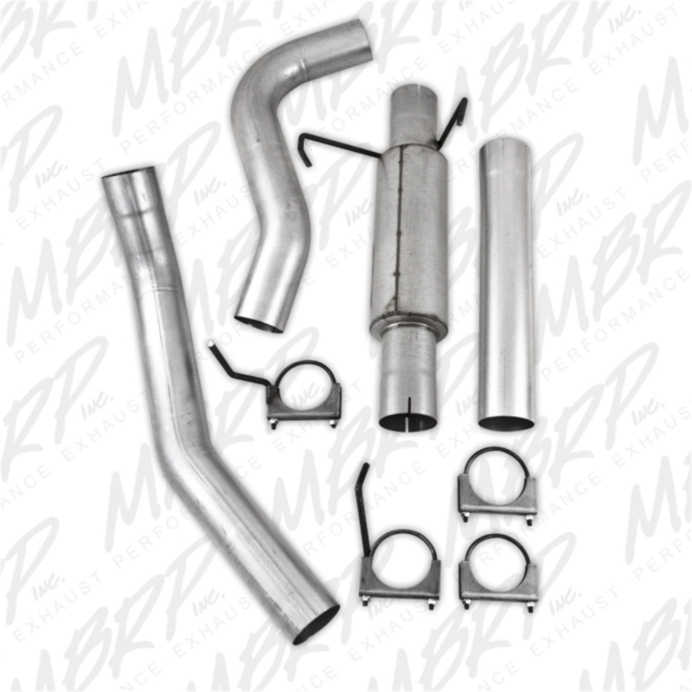 Fits 2006-2007 Dodge Ram 2500 4in. Cat Back; Single Side - S6108P - Cat Back Exhaust Car Part People