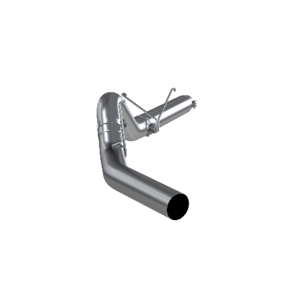 Fits 08-10 Dodge Ram 3500 5" Filter Back; Single Side; No Muffler; AL-S61340PLM