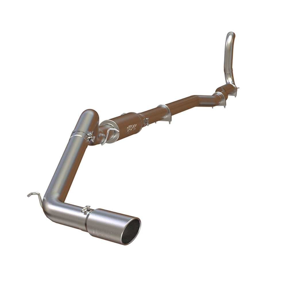 Fits 89-93 Dodge W350 4" Exhaust System; Single Side Exit (4WD)-S6150409 - Turbo Back Exhaust Car Part People