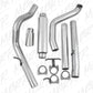 Fits 1999-2003 Ford F-250 Super Duty 4" Exhaust System; Single Side; AL-S6200AL - Turbo Back Exhaust Car Part People