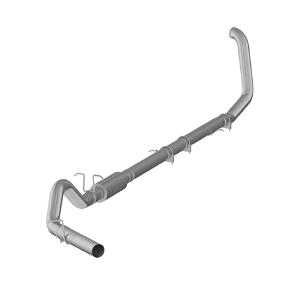 Fits 1999-2003 Ford F-350 Super Duty 4in. Exhaust System; Single Side - S6200P - Turbo Back Exhaust Car Part People