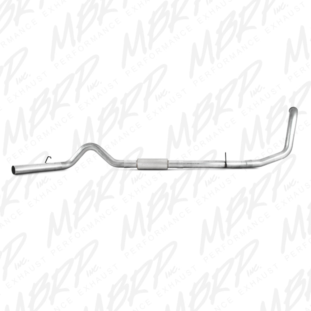 Fits 1999-2003 Ford F-350 Super Duty 4in. Exhaust System; Single Side - S6200P - Turbo Back Exhaust Car Part People