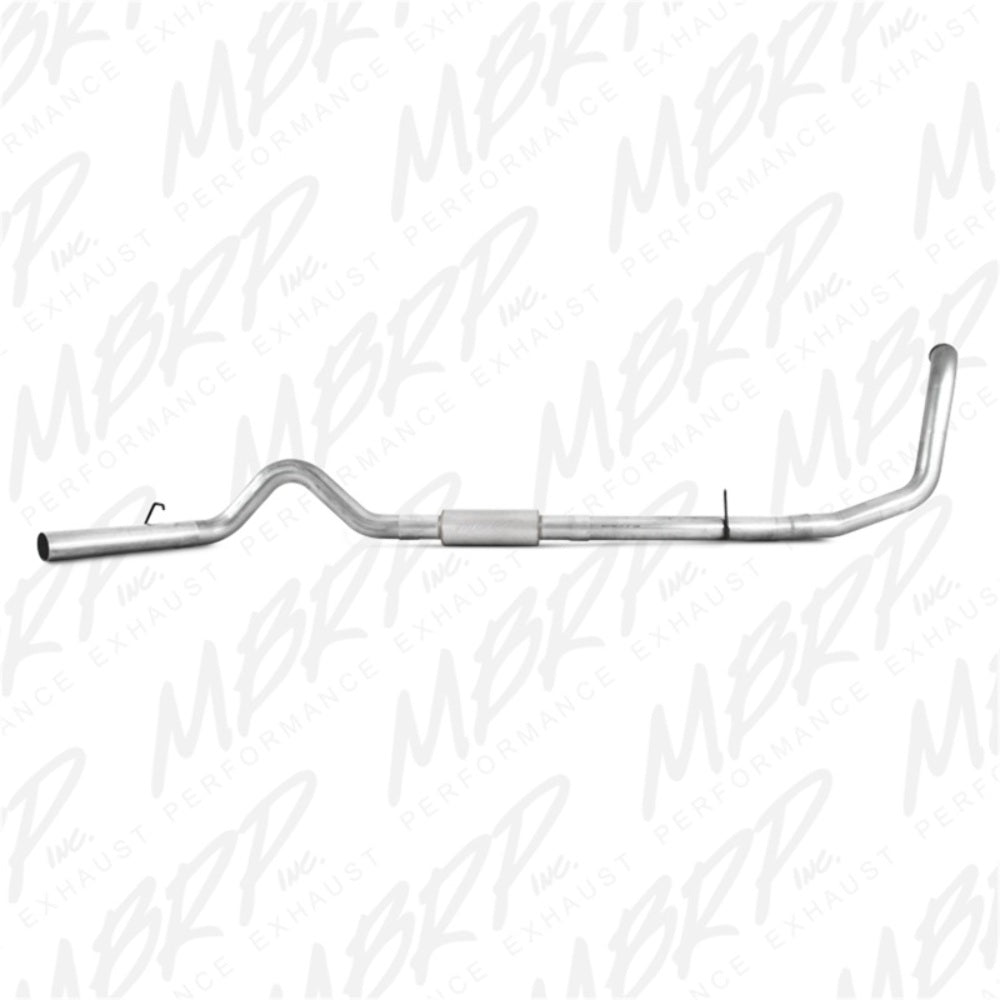 Fits 1999-2003 Ford F-350 Super Duty 4in. Exhaust System; Single Side - S6200P - Turbo Back Exhaust Car Part People