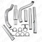 Fits 1999-2003 Ford F-350 Super Duty 4in. Exhaust System; Single Side - S6200P - Turbo Back Exhaust Car Part People