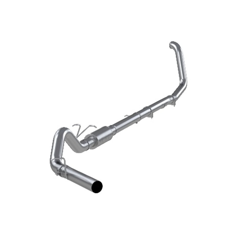 Fits 1999-2003 Ford F-350 Super Duty 4in. Exhaust System; Single Side - S6200P - Turbo Back Exhaust Car Part People