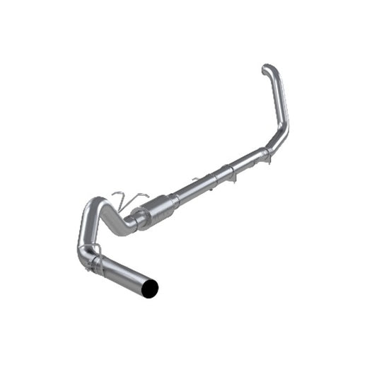 Fits 1999-2003 Ford F-350 Super Duty 4in. Exhaust System; Single Side - S6200P - Turbo Back Exhaust Car Part People