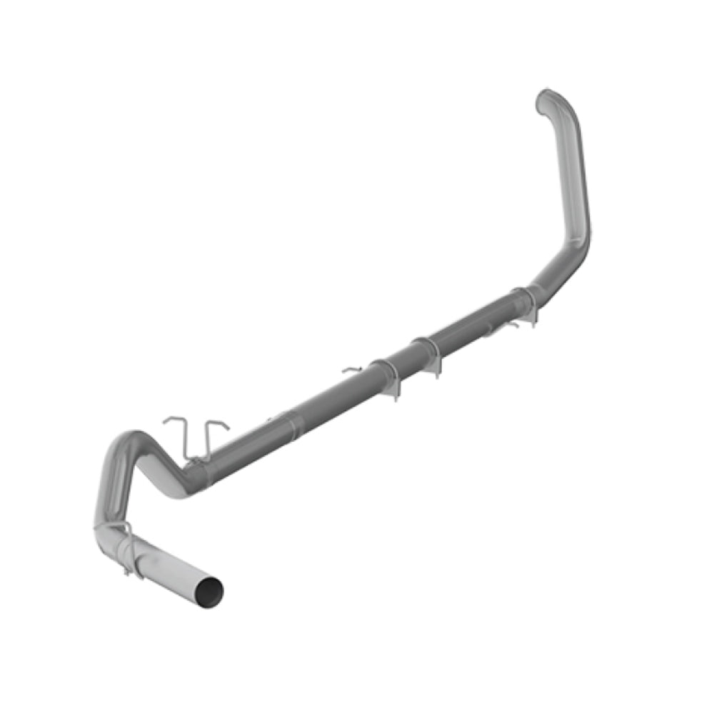 Fits 99-03 Ford F-250 SD 4" Exhaust System; Single Side-no muffler-S6200PLM - Turbo Back Exhaust Car Part People