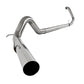 Fits 1999-03 Ford F-350 Super Duty 4" Exhaust System Single No Muffler-S6200SLM - Turbo Back Exhaust Car Part People