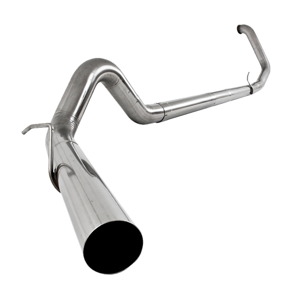 Fits 1999-03 Ford F-350 Super Duty 4" Exhaust System Single No Muffler-S6200SLM - Turbo Back Exhaust Car Part People